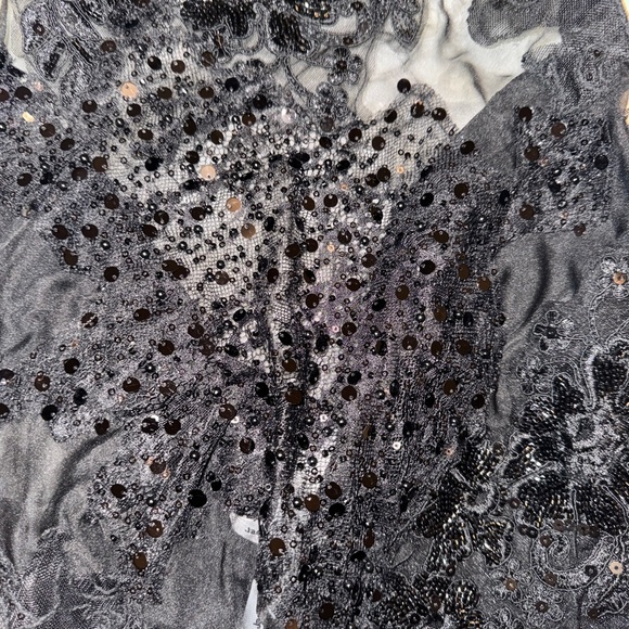 Jaded London Black Sheer Lace Chemise - Picture 5 of 7